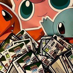 Pokemon Code Cards